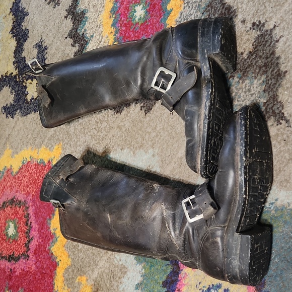 Vintage Nasty Feet Motorcycle Engineer Boots - Picture 6 of 9